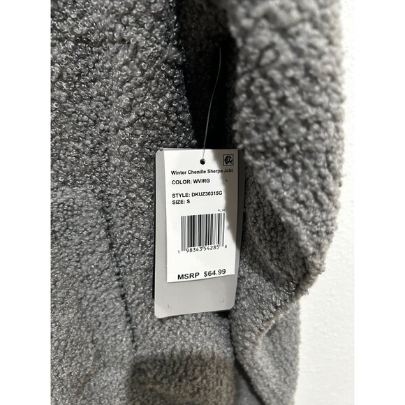 NEW Colosseum Womens S WV Gray Sherpa Fleece 1/4 Zip Pullover MSRP $64.99 - Picture 5 of 5